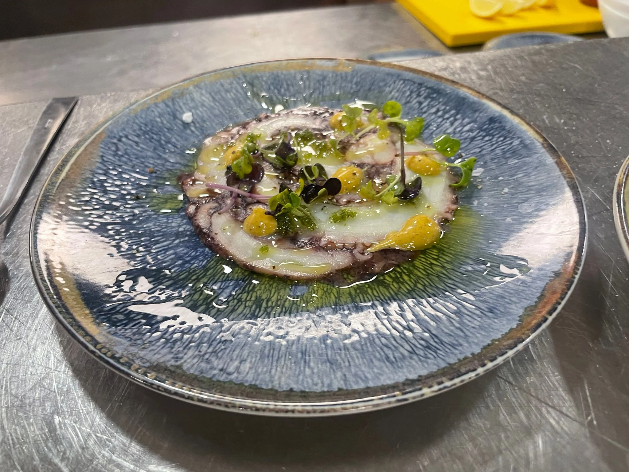 Carpaccio de pulpo